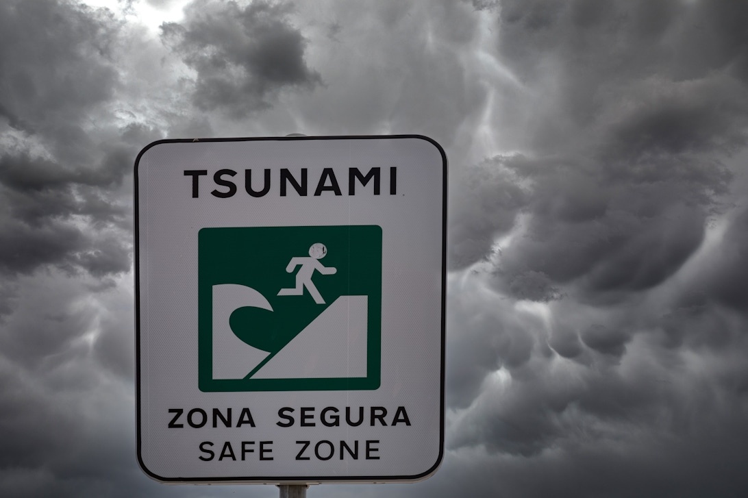A computer screen showing a weather monitoring dashboard with lightning alerts.